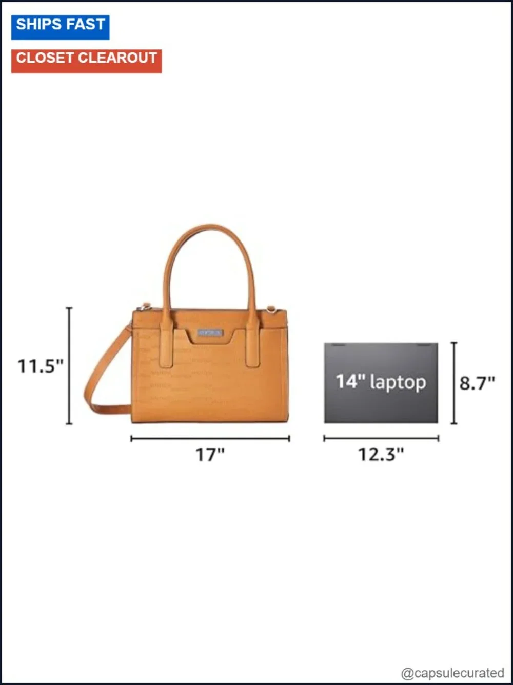 Vegan Leather Satchel Bag Crossbody Purse Women's Top Handle